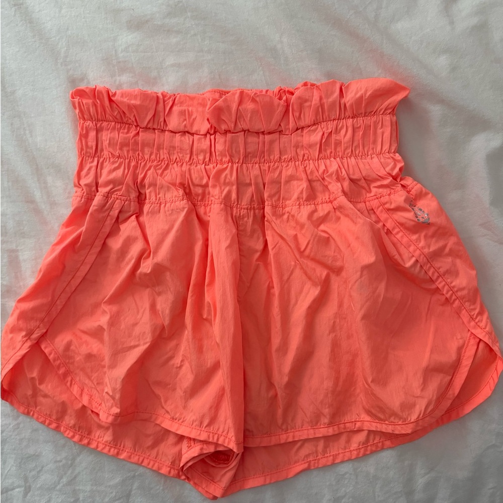 FP Movement by Free People Neon Orange Athletic Shorts